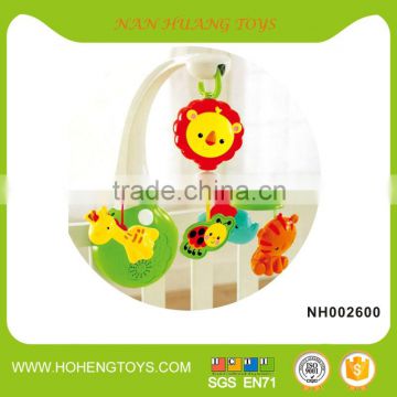 plastic baby toy musical mobile rolling bed bell