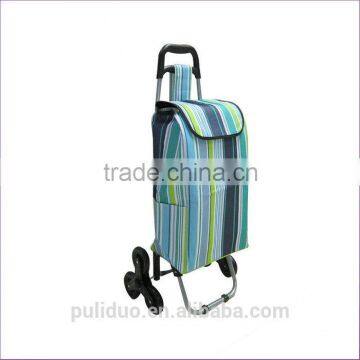 Wholesale Folding Titanium Alloy 6 Wheeled Shopping Cart For Climbing Stair photo-2