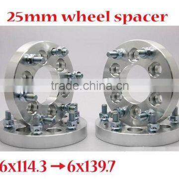 Wheel Spacer 6x114.3 to 6X139.7 Thickness 25MM Billet T6061