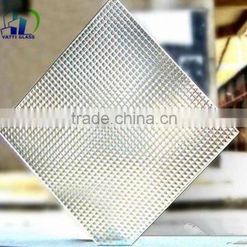 Vatti flat glass fabric glass/Pattern glass cloth wholesale supply