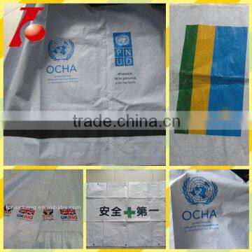 Poly Plastic pe Tarpaulin With Printing Logo