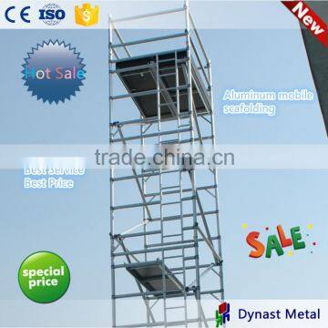 Aluminum scaffolding tower mobile frame scaffolding