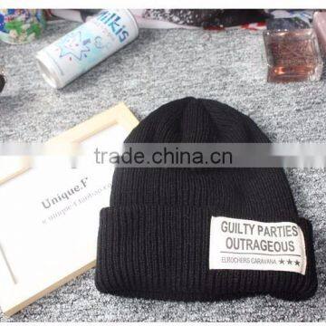 New Autumn Winter Beanies Hat NEW YORK Letter Woolen Winter Hats Fur Cap For Woman Hip Hop Knitted Wool Skullies Caps