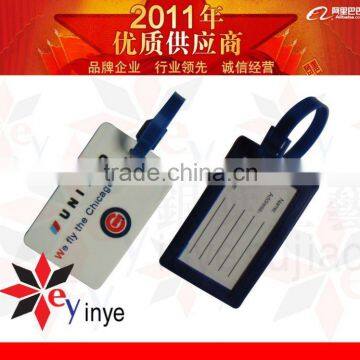 general soft pvc luggage tag for case