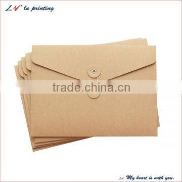 custom size printed kraft paper gift Envelope