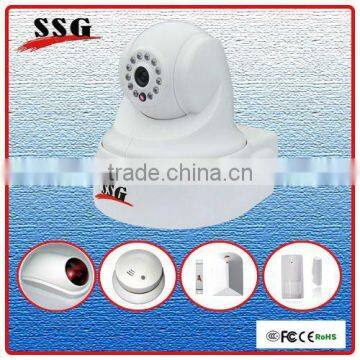 long distance wireless security camera integrated GSM alarm system two in one