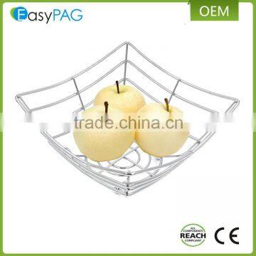 Wholesale top quality moden style metal wire fruit basket arrangements