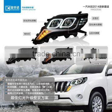 Headlight for toyota fortuner made in germany bulbs for Toyota Prado 2014