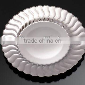 ps silver coated plate,plastic plate/dish/tray