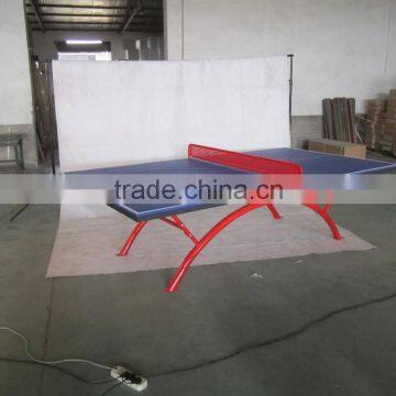 Outdoor SMC Rainbow Shape Half Moon Shape Tables Tennis Table photo-3