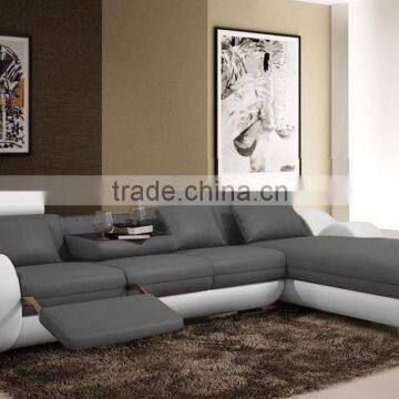 Small leather corner sofa 109B