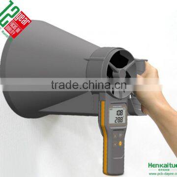 AZ8916 High Precision 10cm Vane Digital Anemometer Wind Speed Measuring Instrument Air Flow Detector With Optional Wind Shield photo-3