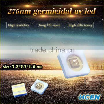 275nm 280nm germicidal uvc led for uv sterilization