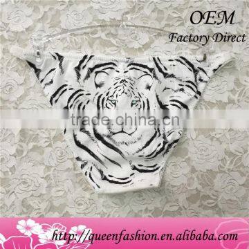 White tiger bikini panty pictures woman underwear and panties sexy printing new design hot panties