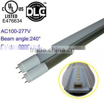 18w 4ft 1200mm 240 degree 100-277v CE RoHS UL CUL dlc led t-8 lamps