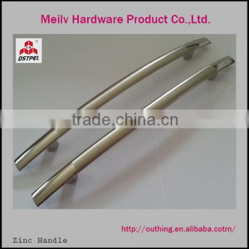 Modern fancy bent zinc alloy mortise handle S8003