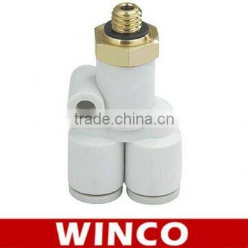 SMC Fast Fitting Outside Thread Connector Branch Y KQ2U