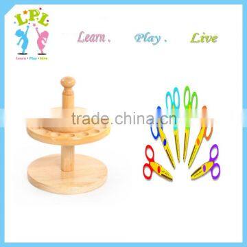 Kindergarten art classroom mini furniture wooden art set for kids