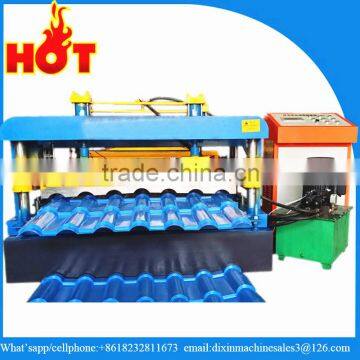 Metal step tile roofing sheet monterey tile making machine