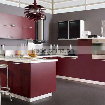 mini french style restaurant kitchen cabinet design