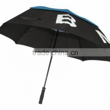 High quality double layers golf umbrella automatic golf umbrella windproof air vents umbrella