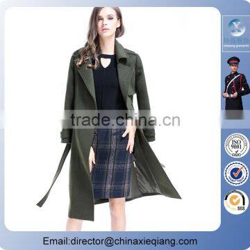 2016 Wool Mix Fabric Fashion Design Woman Winter Coat