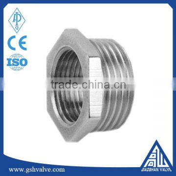 BS thread&NPT thread malleable iron/stainless steel bushing plug pipe fittings