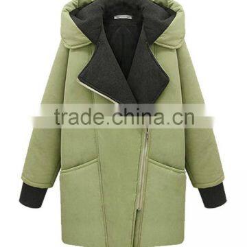 Women Hooded Cotton Padded Winter Coat