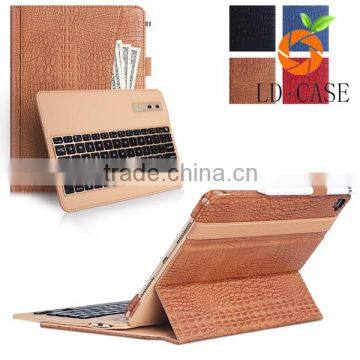Leather Case Cover With Bluetooth Wireless Keyboard With Tablet Cover Case