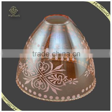 High Quality Factory Price Glass Lampshades with 12mm Diameter