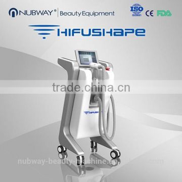 Back Tightening 2015 Best Design Focused Ultrasound Hifu Bags Under The Eyes Removal Slimming Machine For Fat Reducing No Pain