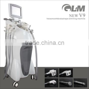 New arrival, high quality. 800W high power + 700nm Infrared + 5MHZ radiofrequency+ vacuum velashape machine/vacuum pump