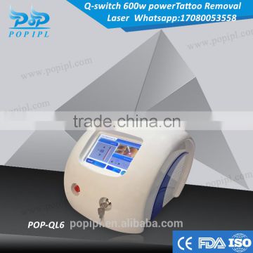 600w powerLaser Tattoo Removal System ND.YAG laser CE tattoo removal laser Q-switch tattoo removal laser