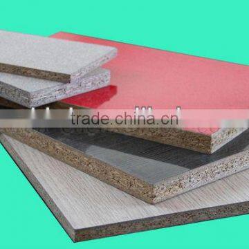 18mm best price melamine faced/raw particle board