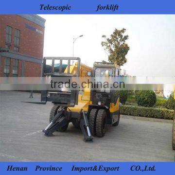 3T hydraulic high quality mini telescopic forklift for sale