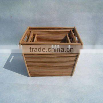 Garden willow planter for flower and plants