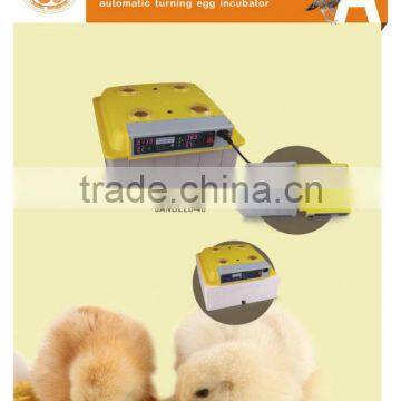 Automatic Mini Egg Incubator for 48 eggs with CE Certificate chicken egg incubator JN8-48 JANOEL incubator mini incubator