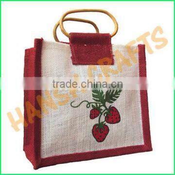 Eco-friendly Printed Natural Jute Bag