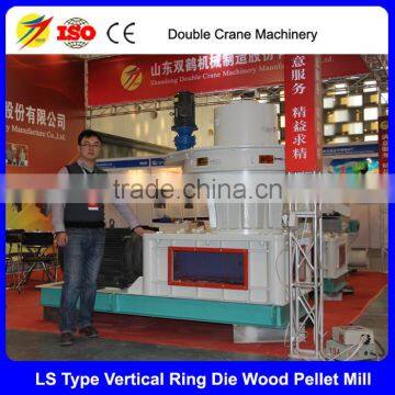 Pass CE wood sawdust shaving pellet making machine for sale