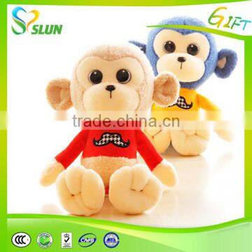 30cm One Piece Cute Big Eye Monkey Plush Toy Stuffed Kid's Birthday Gift