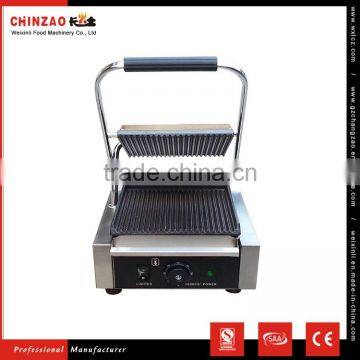 China Manufacturing Commercial Non-stick Electric Contact Grill Sandwich Grill