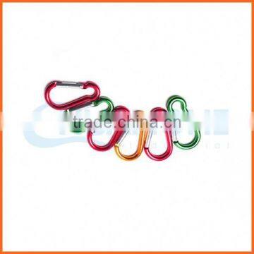 Factory price carabiner hook keyring rubber keyring