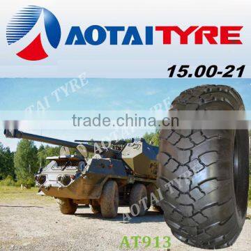 1500-21 1500x21 Gerent military truck Tires with cross-country pattern