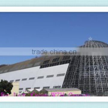 hangar room with steel structure large span building workshop office wavehouse