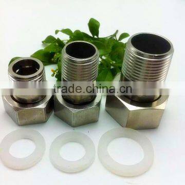 stainless steel water meter union coupling FT x MT