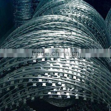 Factory supply PVC concertina barbed tape razor wire