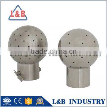 wenzhou factory sale sanitary steel rotary spray ball cleaner(clamped, bolted)