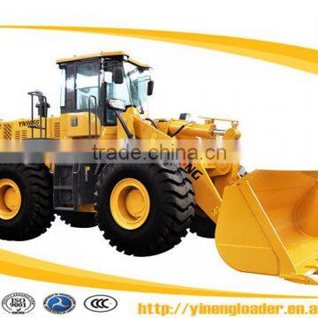 6 ton front wheel loader for sale YN966 adopt ZL60 gear box 3.5cbm bucket capacity