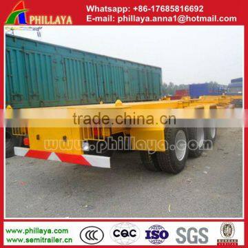 2017 40ft 3 Axle Retractable Skeletal Container Semi Trailers for Sale photo-5
