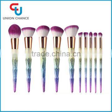 Professional Custom 10Pcs Cosmetic Beauty Makeup Unicorn Brush Hot Selling Wholesale